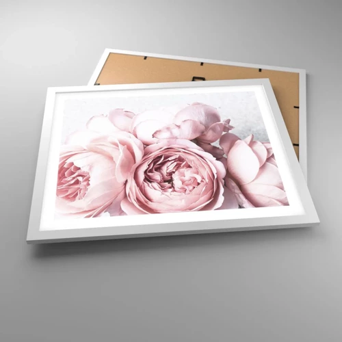 Poster in white frmae - for the Romantics - 50x40 cm