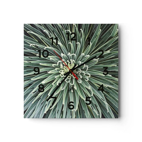 Wall clock - Clock on glass - Birth of a Star - 30x30 cm