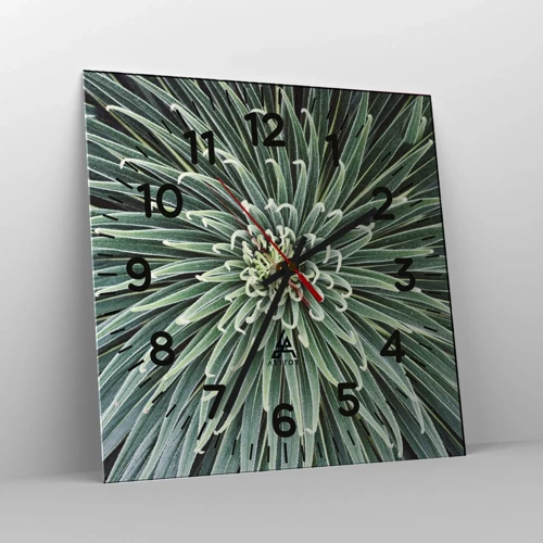 Wall clock - Clock on glass - Birth of a Star - 30x30 cm