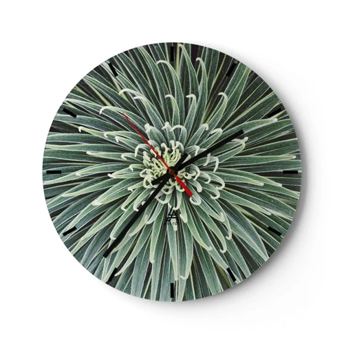 Wall clock - Clock on glass - Birth of a Star - 30x30 cm