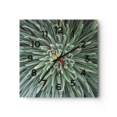 Wall clock - Clock on glass - Birth of a Star - 40x40 cm