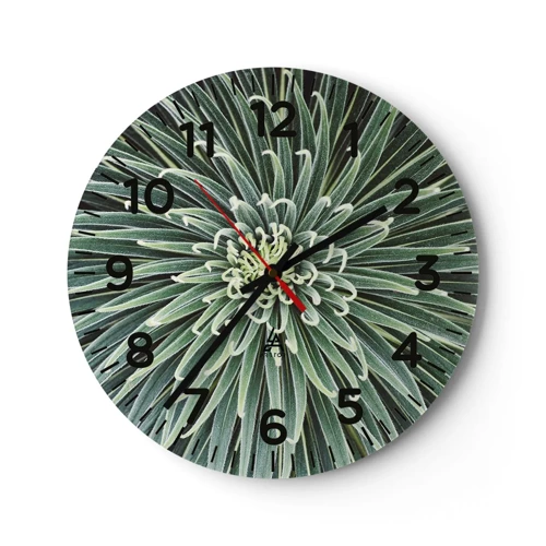 Wall clock - Clock on glass - Birth of a Star - 40x40 cm