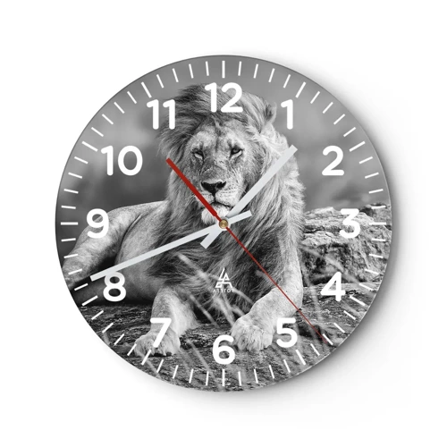 Wall clock - Clock on glass - Royal Siesta - 40x40 cm