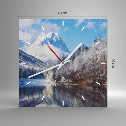 Wall clock - Clock on glass - Snow Patrol - 40x40 cm