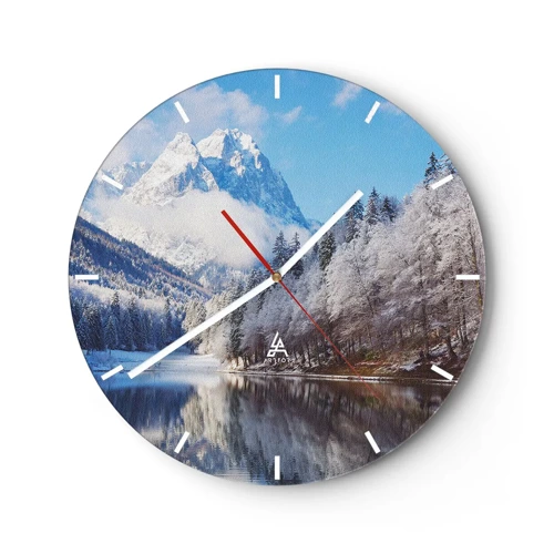 Wall clock - Clock on glass - Snow Patrol - 40x40 cm