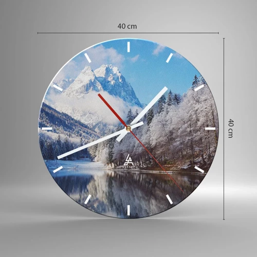 Wall clock - Clock on glass - Snow Patrol - 40x40 cm