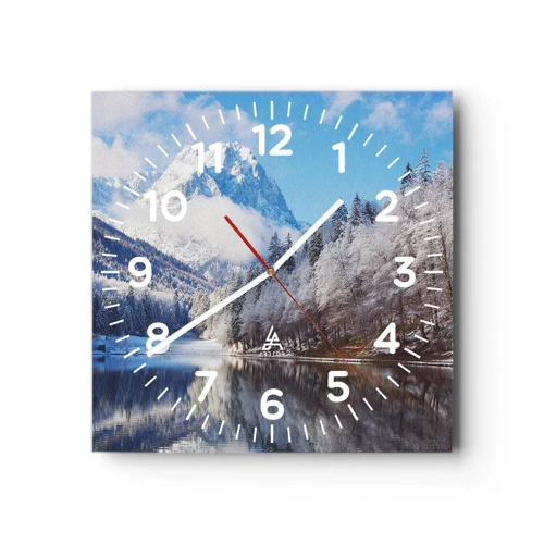 Wall clock - Clock on glass - Snow Patrol - 40x40 cm