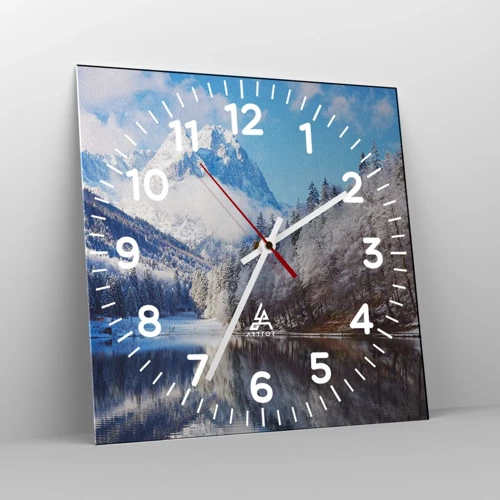 Wall clock - Clock on glass - Snow Patrol - 40x40 cm