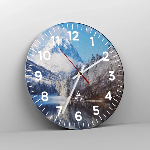 Wall clock - Clock on glass - Snow Patrol - 40x40 cm