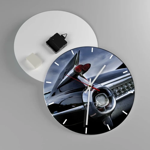 Wall clock - Clock on glass - That's Why It Is Beautiful! - 30x30 cm