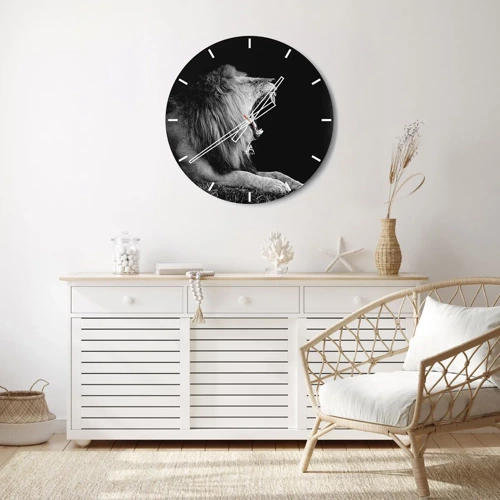 Wall clock - Clock on glass - Without Any Doubt - 30x30 cm