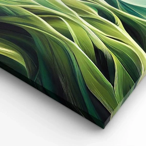 Canvas picture - Abstract Playing Green - 160x50 cm