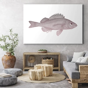 Canvas picture - Big-eyed Fish - 70x50 cm