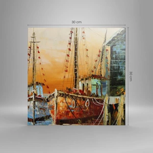 Canvas picture - Calm Return - 30x30 cm