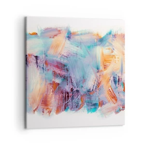 Canvas picture - Colourful Mess - 60x60 cm