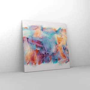 Canvas picture - Colourful Mess - 70x70 cm