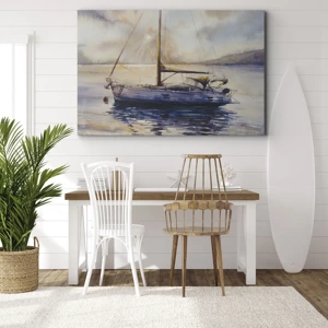 Canvas picture - Evening in Harbour - 100x70 cm