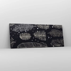 Canvas picture - Feathery Lace - 100x40 cm