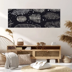 Canvas picture - Feathery Lace - 140x50 cm