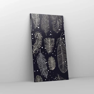 Canvas picture - Feathery Lace - 55x100 cm