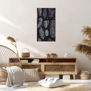 Canvas picture - Feathery Lace - 55x100 cm