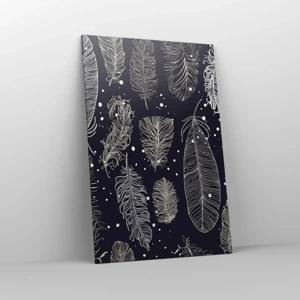 Canvas picture - Feathery Lace - 80x120 cm