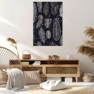 Canvas picture - Feathery Lace - 80x120 cm