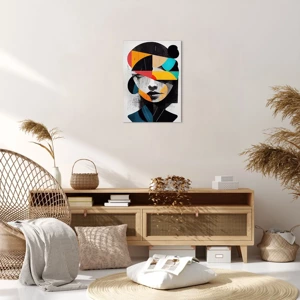 Canvas picture - Multicolour Portrait of the Interior - 50x70 cm