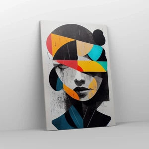 Canvas picture - Multicolour Portrait of the Interior - 70x100 cm