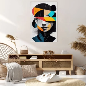 Canvas picture - Multicolour Portrait of the Interior - 80x120 cm