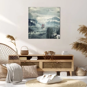 Canvas picture - On Magical Waters - 70x70 cm