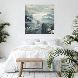 Canvas picture - On Magical Waters - 70x70 cm