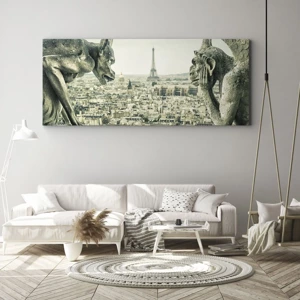 Canvas picture - Parisian Talks - 100x40 cm