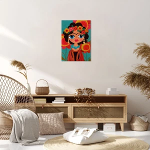 Canvas picture - Poppy Lady - 50x70 cm