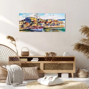 Canvas picture - Rainbow Afternoon - 100x40 cm