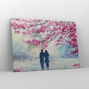 Canvas picture - Romantic Walk - 100x70 cm