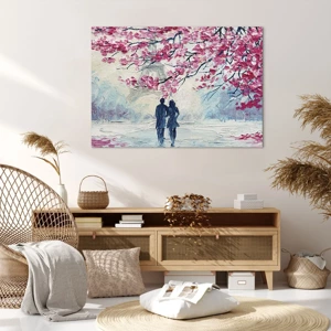 Canvas picture - Romantic Walk - 100x70 cm