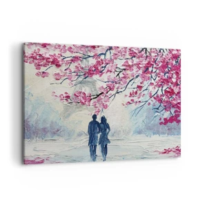 Canvas picture - Romantic Walk - 120x80 cm