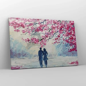 Canvas picture - Romantic Walk - 120x80 cm