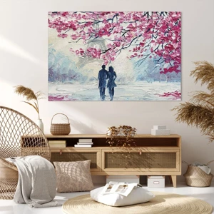 Canvas picture - Romantic Walk - 120x80 cm