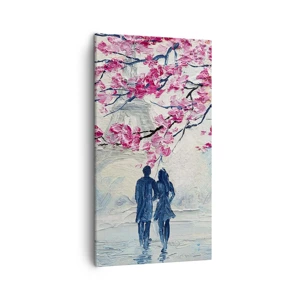 Canvas picture - Romantic Walk - 45x80 cm