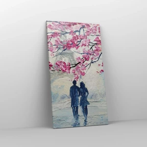 Canvas picture - Romantic Walk - 45x80 cm