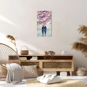 Canvas picture - Romantic Walk - 45x80 cm