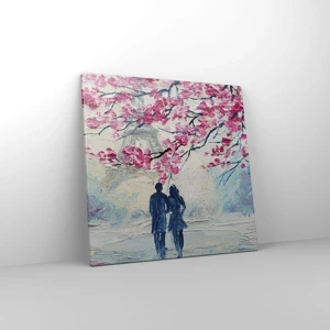 Canvas picture - Romantic Walk - 50x50 cm