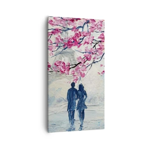 Canvas picture - Romantic Walk - 55x100 cm