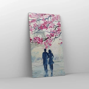 Canvas picture - Romantic Walk - 55x100 cm