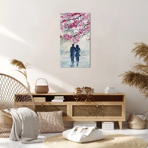 Canvas picture - Romantic Walk - 55x100 cm