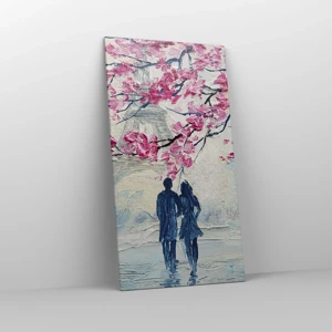 Canvas picture - Romantic Walk - 65x120 cm