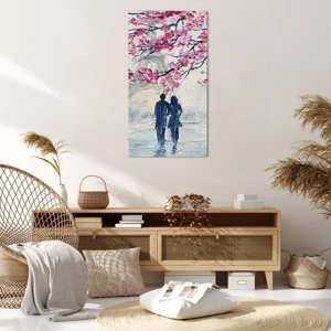 Canvas picture - Romantic Walk - 65x120 cm