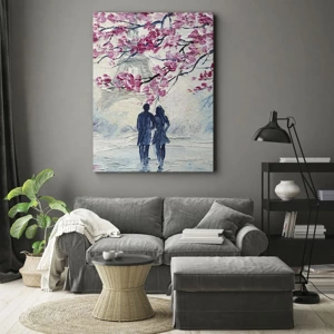 Canvas picture - Romantic Walk - 65x120 cm